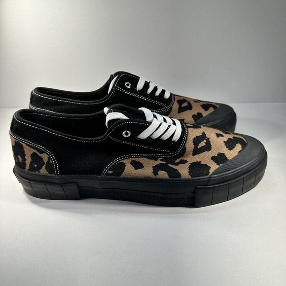 Good News Softball 2 Low Top Sneakers - Leopard Animal print Mens Size 13 London - Picture 7 of 12